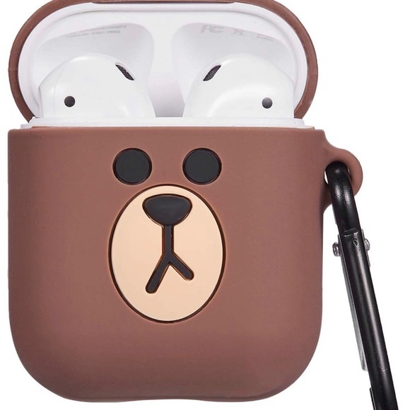 AirPods Cute Cartoon Design Silicone Case Cover - Picture 4 of 5